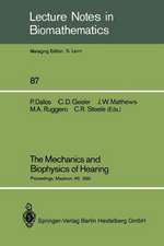 The Mechanics and Biophysics of Hearing: Proceedings of a Conference held at the University of Wisconsin, Madison, WI, June 25–29, 1990