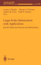 Large-Scale Optimization with Applications: Part III: Molecular Structure and Optimization