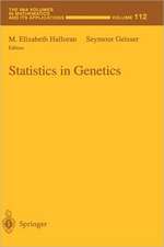 Statistics in Genetics