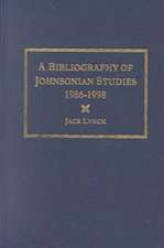 A Bibliography of Johnsonian Studies, 1986-1998