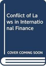 Conflict of Laws in International Finance