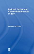 Political Parties and Coalitional Behaviour in Italy