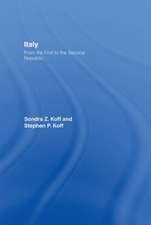 Italy: From the 1st to the 2nd Republic
