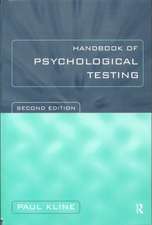 Handbook of Psychological Testing