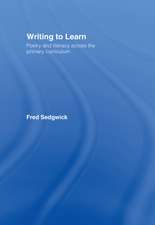 Writing to Learn: Poetry and Literacy across the Primary Curriculum