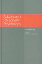 Advances in Personality Psychology: Volume 1