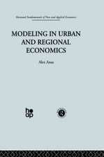 Modelling in Urban and Regional Economics