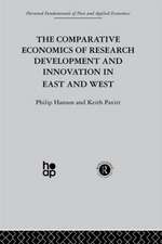 The Comparative Economics of Research Development and Innovation in East and West