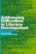 Addressing Difficulties in Literacy Development: Responses at Family, School, Pupil and Teacher Levels