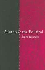 Adorno and the Political