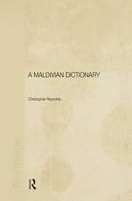 A Maldivian Dictionary