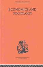 Economics and Sociology