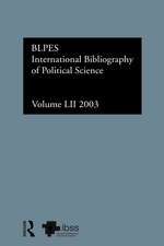 IBSS: Political Science: 2003 Vol.52