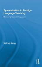 Systemization in Foreign Language Teaching: Monitoring Content Progression