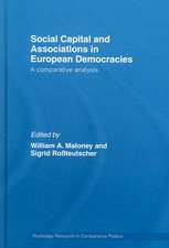 Social Capital and Associations in European Democracies: A Comparative Analysis