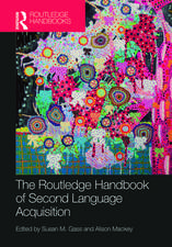 The Routledge Handbook of Second Language Acquisition