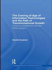 The Coming of Age of Information Technologies and the Path of Transformational Growth: A long run perspective on the late 2000s recession