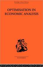 Optimisation in Economic Analysis