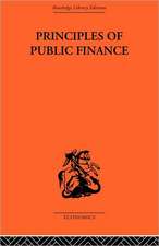 Principles of Public Finance