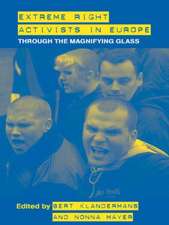 Extreme Right Activists in Europe: Through the magnifying glass