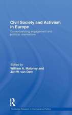 Civil Society and Activism in Europe: Contextualizing engagement and political orientations