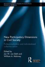 New Participatory Dimensions in Civil Society: Professionalization and Individualized Collective Action