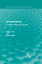 Econometrics (Routledge Revivals): A Varying Coefficients Approach