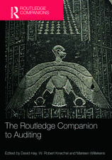 The Routledge Companion to Auditing