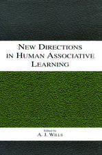 New Directions in Human Associative Learning