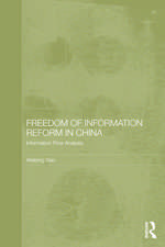 Freedom of Information Reform in China: Information Flow Analysis