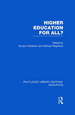 Higher Education for All? (RLE Edu G)