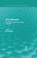 Knut Wicksell: Selected Essays in Economics, Volume 2