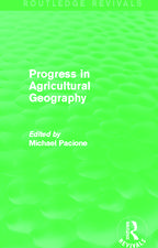 Progress in Agricultural Geography (Routledge Revivals)