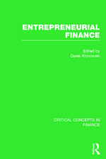 Entrepreneurial Finance