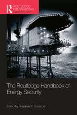 The Routledge Handbook of Energy Security