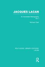 Jacques Lacan (Volume I) (RLE: Lacan): An Annotated Bibliography