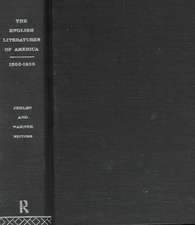 The English Literatures of America: 1500-1800