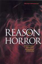 Reason and Horror: Critical Theory, Democracy and Aesthetic Individuality