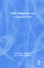 Public Relations Law: A Supplemental Text