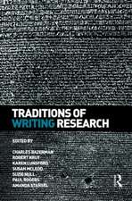 Traditions of Writing Research