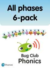 Hughes, M: New Phonics Bug and Alphablocks All Phases 6-pack