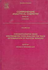 Chromatographic-Mass Spectrometric Food Analysis for Trace Determination of Pesticide Residues