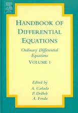 Handbook of Differential Equations: Ordinary Differential Equations