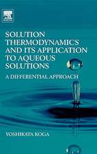 Solution Thermodynamics and its Application to Aqueous Solutions: A Differential Approach