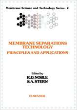 Membrane Separations Technology: Principles and Applications