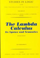 The Lambda Calculus: Its Syntax and Semantics