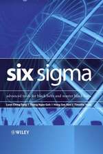 Six Sigma – Advanced Tools for Black Belts and Master Black Belts