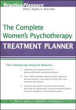 The Complete Women′s Psychotherapy Treatment Planner