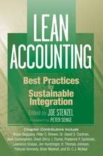 Lean Accounting – Best Practices for Sustainable Integration