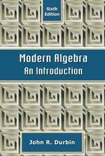 Modern Algebra – An Introduction 6e